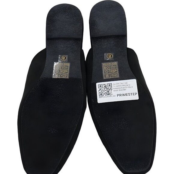Journee Collection Ameena Black Slip-On Mules for Women US 8M - Picture 6 of 6